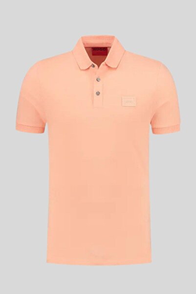 Hugo Boss Slim Fit Polo Yaka Erkek T-Shirt Pembe