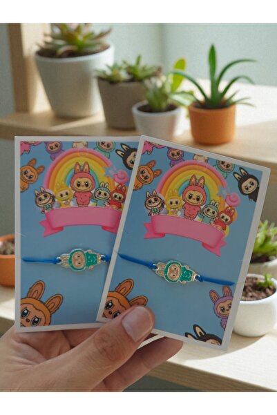 VerdeHome 2’li Labubu Bileklik – Sevimli Çift Kombin Takı, El Yapımı Karakter...