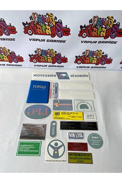 Universal Tofaş Etiket Takımı Yeni