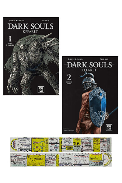 Destek Yayınları Dark Souls Kefaret 1-2. Ciltler Manga Seti + Mat. Öğreten Ce...