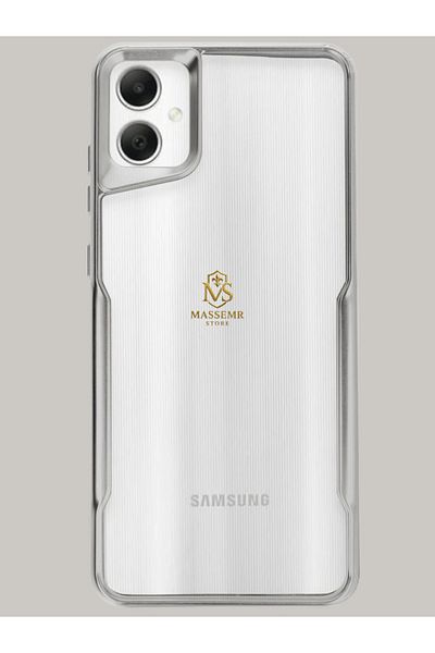 Massemr Samsung Galaxy A05 Compatible Silicone Case – Transparent, Shock Absorbing, Flexible Protection Cover