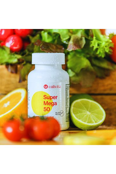 Calivita Super Mega 50 megadose of Multivitamins and Minerals for Immunity (90 tablets) -