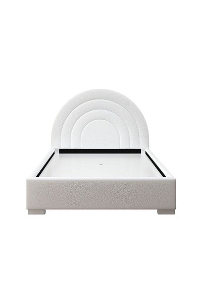 Danube Home Calm 150x200 Upholstered Queen Bed - Cream L218xW166xH135cm