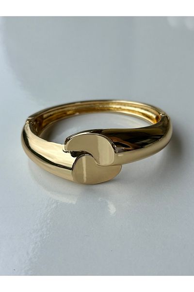 Ressia Cross Drop Rib Clamp Bracelet