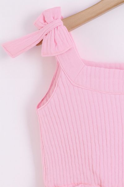 Pollito Bow Ruffle Dress