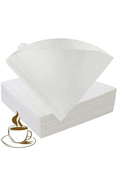 rank فلاتر قهوة V60، عبوة من 100 فلتر، مقاس 01، كبير، أبيض