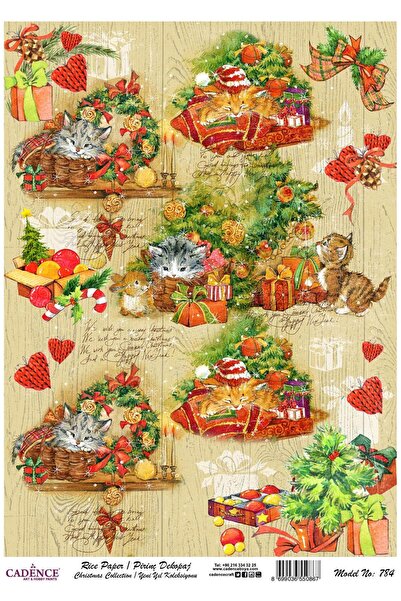 Cadence Brass Decopage Paper Model 784
