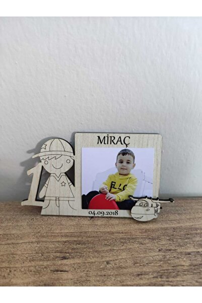 Miracix 20 Adet Ahşap Resimli 1 Yaş Bebek Magneti, Mevlit, Sünnet, Yenidoğan ...