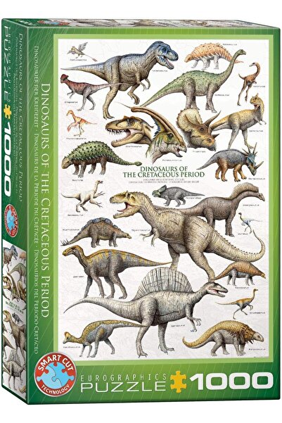 Eurographics أحجية مكونة من 1000 قطعة ديناصورات من العصر الطباشيري 6000-0098