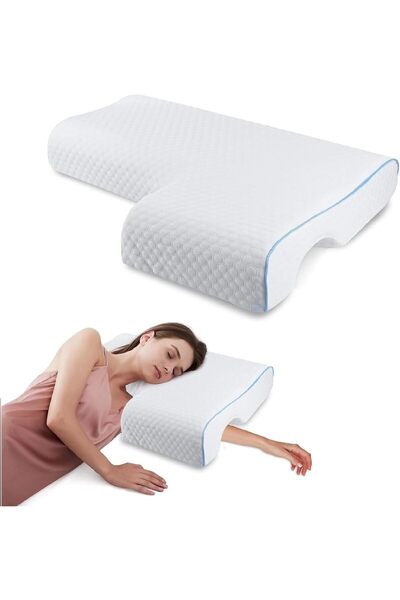 Zeelux Omuz Ağrısını Gidermek İçin Yan Yatanlar Yastık İçin Kol Delikleri ile...