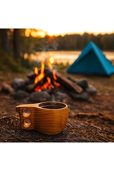 Germenicia 100% Handmade Mulberry Wood Kuksa Cup – Model No: 24