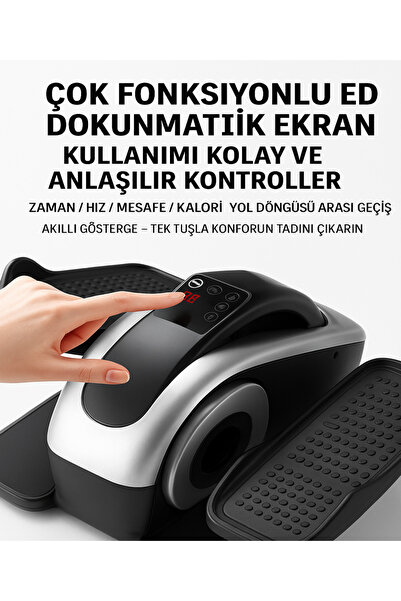 Tisul TY006 Otomatik Motorlu El Ayak Eliptik Kondisyon Bisikleti Bisikleti Koşu pedalı Rehabilitasyon