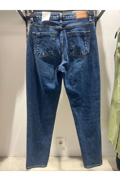 KAROL 24526 Women's Denim Mom Jeans