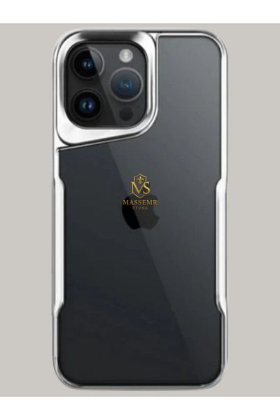 Massemr iPhone 14 Pro Max Compatible Silicone Case – Transparent Shock Absorbing Slim Protective Cover