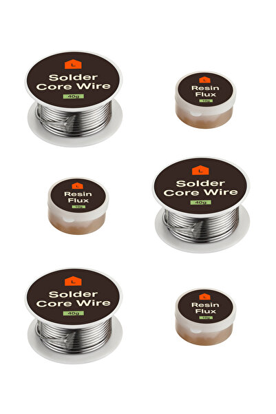 Lawazim مجموعة أسلاك اللحام - 3 مجموعات من أسلاك قلب الراتينج للإلكترونيات وإ...