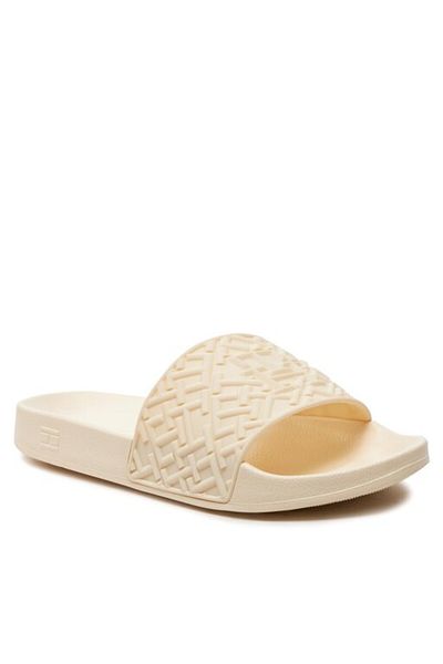 Tommy Hilfiger Şlapi Th Monogram Pool Slide FW 0 FW 06987 Bej
