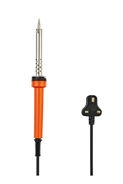 Lawazim مكواة لحام كهربائية - ١٠٠ واط، رأس رفيع، تسخين سريع، قابس المملكة المتحدة، للإصلاحات المنزلية والإلكترونية