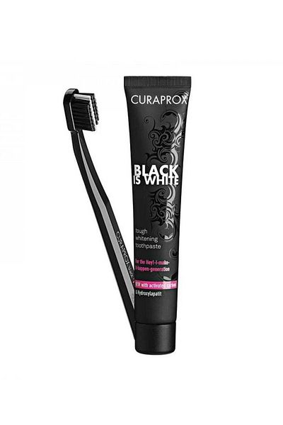 Curaprox , Black Is White, Whitening Toothpaste, with Activated Charcoal, 90 ml with 5460 Su