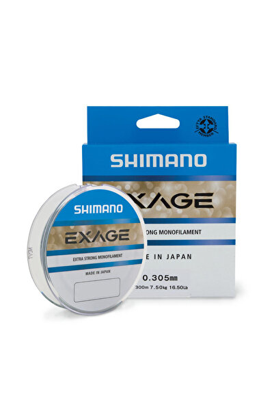 Shimano Exage Monofilament Misina 300mt 0.30mm 7.50kg
