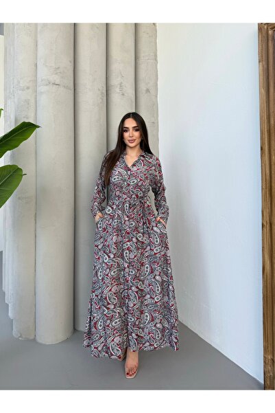 MitraMina Exotic Pattern Shirt Dress