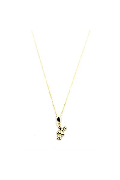 SepetBudur Plush Rabbit Figure Pendant - Gold