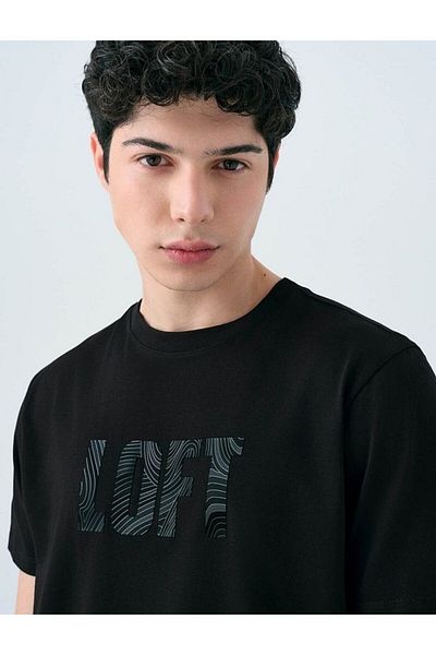 Loft Men's Regular Fit T-Shirt Lf2038459 Black/Black