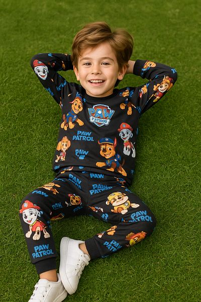MAXI DRY Costum de sezon pentru băiat cu mâneci lungi, cu două piese, de jos, de sus, Paw Patrol