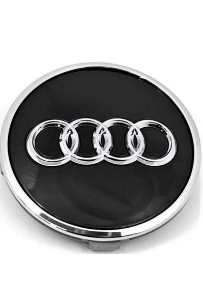 Audi Capac Janta 61mm Negru Chrome