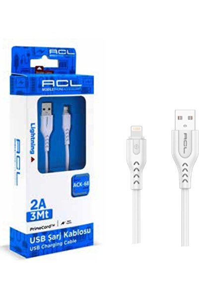 ACL ACK-68 USB Lightning Sarj Data Kablosu