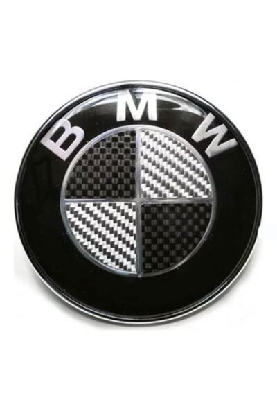 MAF BMW Έμβλημα καπό/πορτμπαγκάζ 74 mm μαύρο + άνθρακας