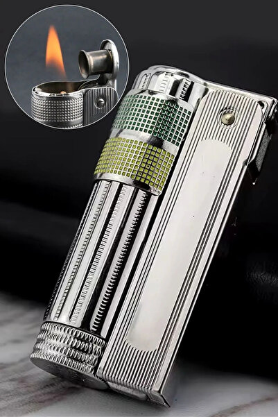 DİGİFULL Benzinli Muhtar Çakmağı A Kalite Cep Çakmağı Benzinli Çakmak