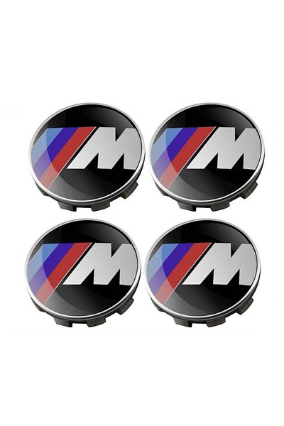 BMW Set 4 capace de jantă, M Power 68mm, pentru jante din aliaj