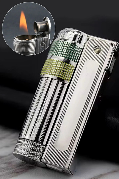 Nanopro Benzinli Muhtar Çakmağı A Kalite Cep Çakmağı Benzinli Çakmak