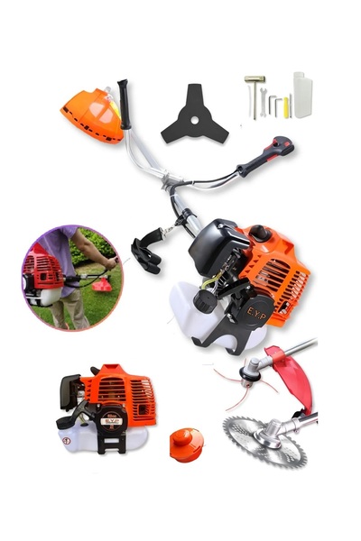 Backer EYP 52 cc Yüksek Kalite Yan Tip Benzinli Ot Çalı Çim Biçme Tırpan Makinesi