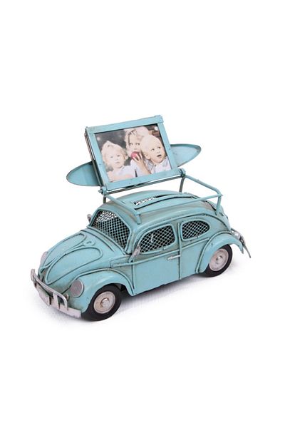 Otantik Çarşı Decorative Metal Car with Frame and Money Box 1210E-3397Ss