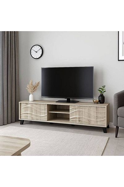 Al Saada Home وحدة تليفزيون - 180×40×45 سم - خشب