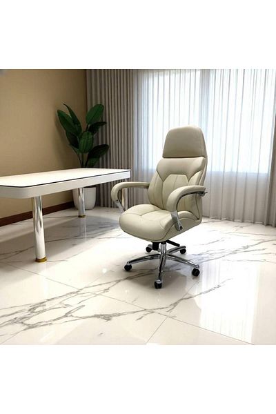 Al Saada Home Rotating Office Chair 133×75×75 - Beige