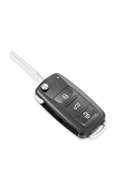 FINTERRY Cheie auto cu 3 butoane compatibilă cu modelele Volkswagen