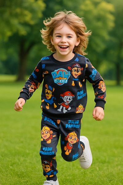 MAXI DRY Costum de sezon pentru băiat cu mâneci lungi, cu două piese, de jos, de sus, Paw Patrol
