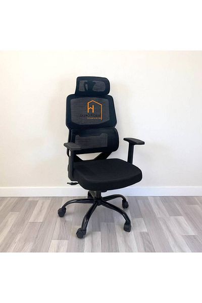 Al Saada Home Swivel Office Chair 126×70×66 - Black