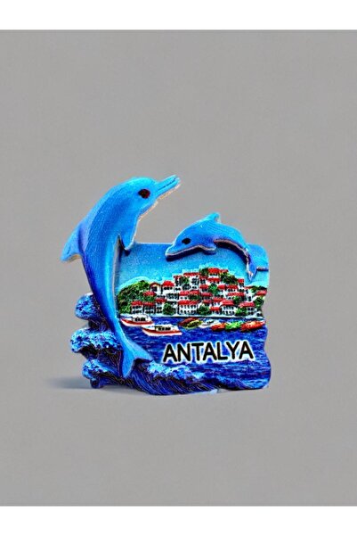 Mundy ANTALYA Temalı Kabartmalı Polyester Magnet 6,5cm x 7cm