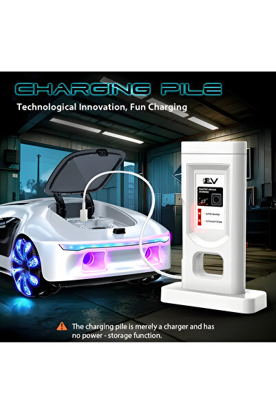 kardelen kırtasiye Konsept Uzaktan Kumandalı Şarjlı Akrobat Duman Atan Araba Şarj İstasyonlu Hareket Sensörlü 2.4ghz