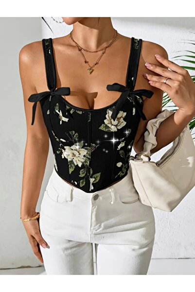 hbtasarim Vintage Bustier Y2K Fairycore Coquette Newtrend