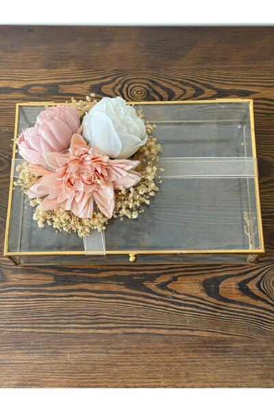 MODERN Nişan Söz Gelin Çikolata Hediye Kutusu Ekstra Büyük Boy