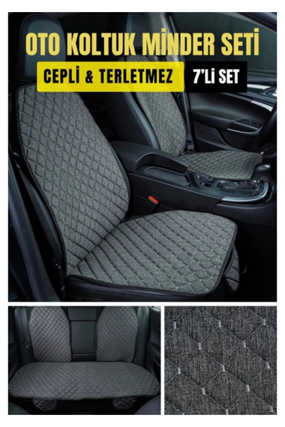 NAZ OTO Renault Megane 4 2016 ve Sonrası SedanTerletmez Kaymaz Keten Oto Mind...