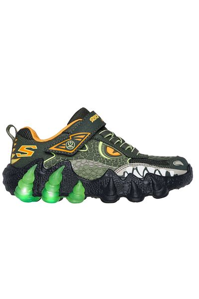 SKECHERS Skech-O-Saurus Lights 2.0 Lighted Boy's Sneakers 400121L 400121L-Olv