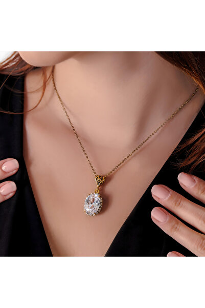 Atelier LEO Handmade Jewellery KÖSEM SULTAN BAKIR EL YAPIMI KRİSTAL TAŞLI KAR...