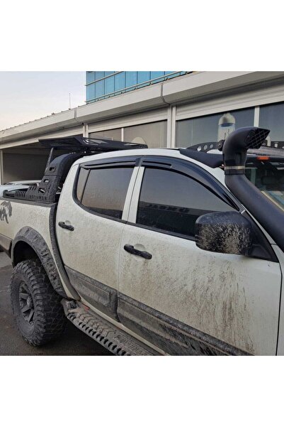 Midkan Mitsubishi L200 Mügen Cam Rüzgarlığı 2007 - 2014 Arası Uyumlu 4 Lü Takım