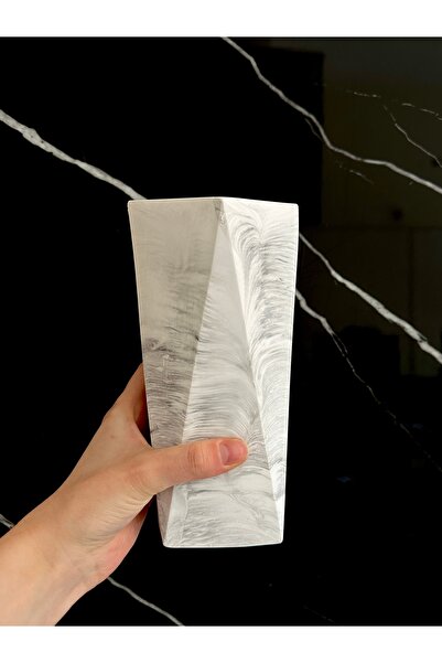 betonmall Concrete Flower Vase Handmade Decorative Geometric Flower Pot