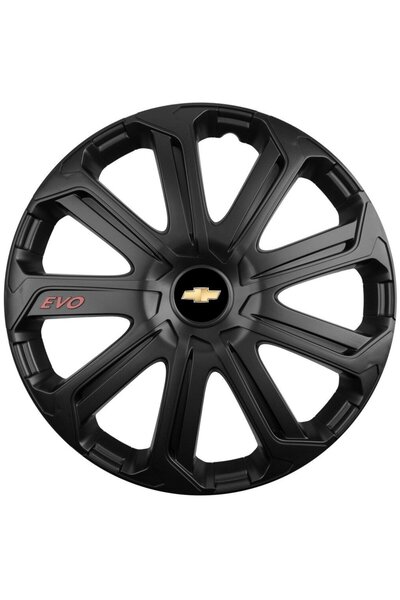 Autohelix MSA Set de 4 capace de jantă Evo Black R15, pentru Chevrolet